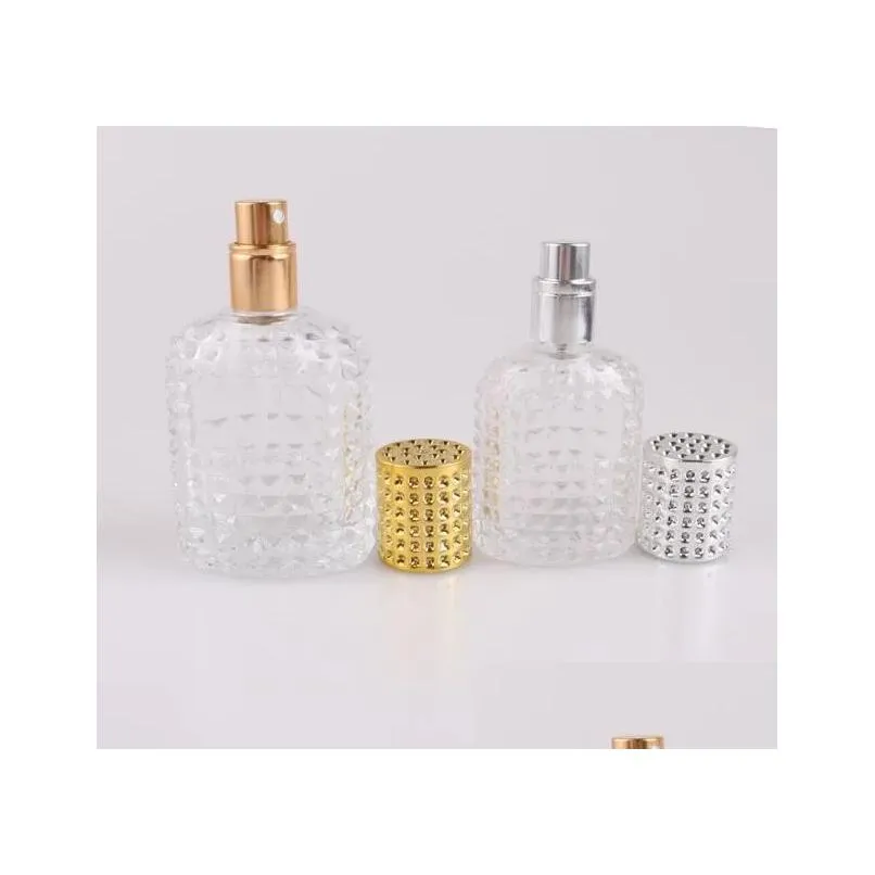 Packing Bottles Wholesale Pineapple Portable 30Ml 50Ml New Style Glass Per Bottle With Spray Empty Parfum Case Atomizer For Cosmetic D Dhroe