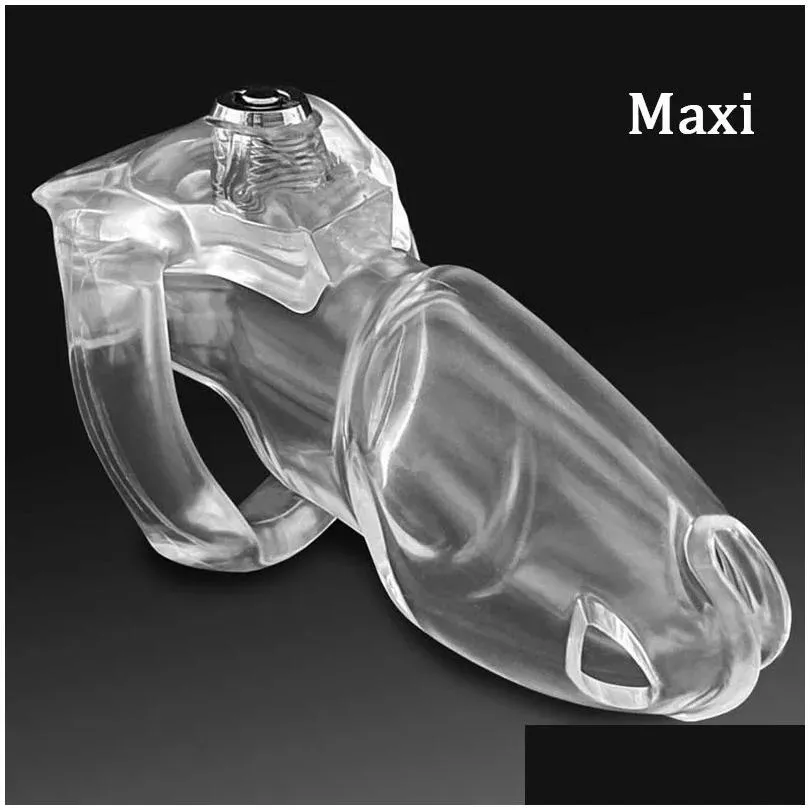 Other Health & Beauty Items Cockrings Htv5 Click Lock Lmale Chastity Device Penis Sleeve Cock Cage Rings Bdsm Bondage Adt Toys For Man Dh5H4