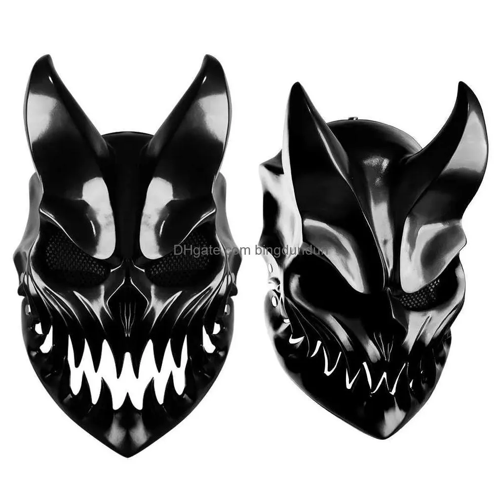 Party Decoration Halloween Slaughter To Prevail Mask Deathmetal Kid Of Darkness Demolisher Shikolai Demon Masks Brutal Deaore Cosplay Dhvbg