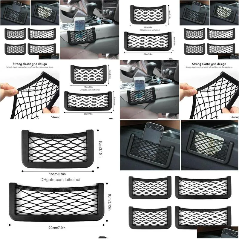 car organizer nylon storage net practical replacement seat back universal accessories