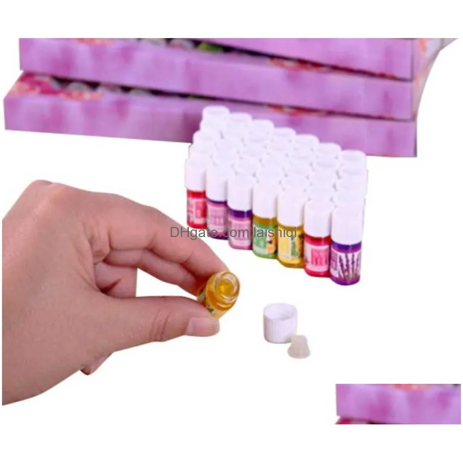 wholesale dhs skin care aromatherapy  oil 12 kind 36pcs 3ml fragrance aromatherapy oil natural spa oil pack