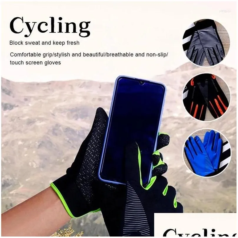 cycling gloves summer full finger touch screen motorcycle bicycle mtb bike gym training outdoor fishing guantes