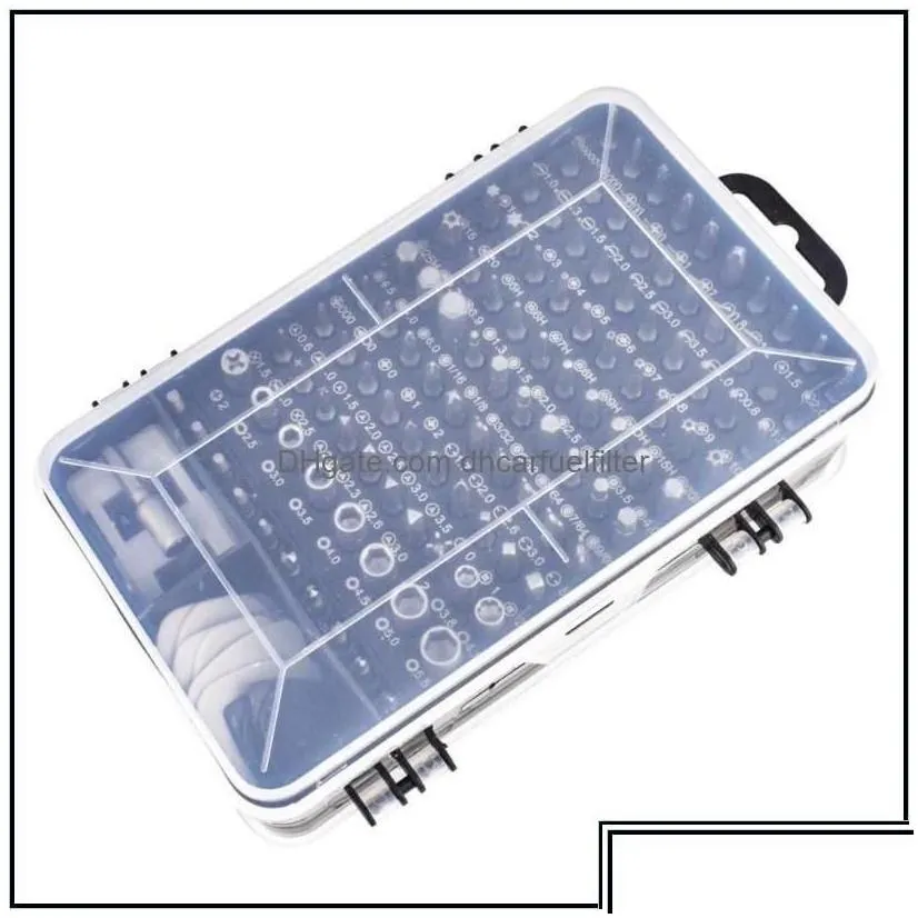 professional hand tool sets mini case for repair 135 in 1 screwdriver set of screw driver bit precision mobile phone tools kit torx dr