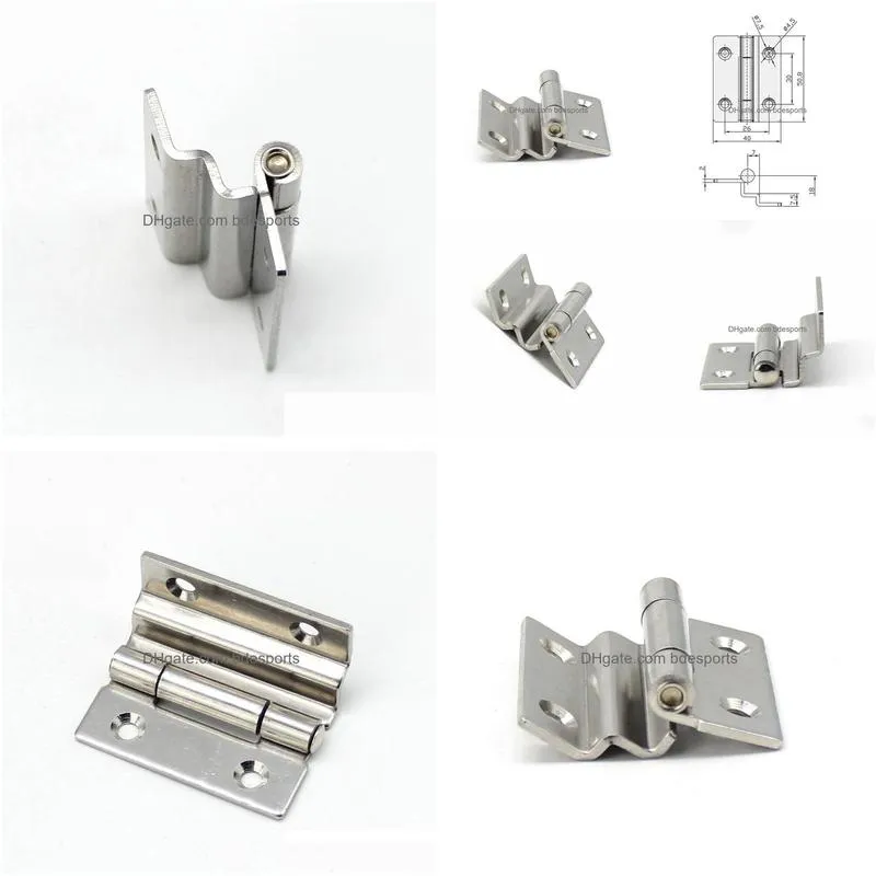 Other Door Hardware 2Pcs90° Ps Network Industrial Hine Equipment Door Hinge Switchgear Power Control Electric Cabinet Detachable Distr Dhc6W