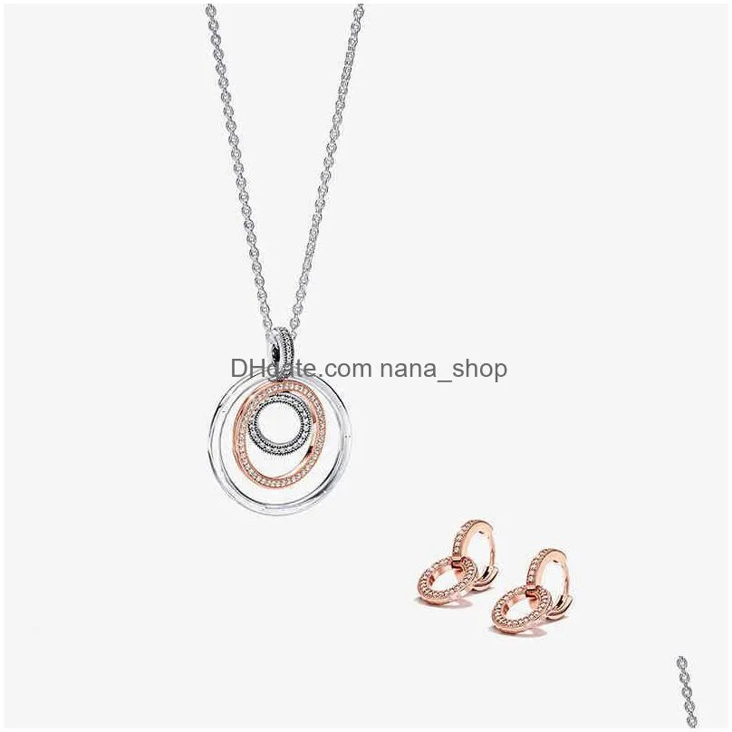 Pendant Necklaces 925 Sterling Sier Ladies Fashion Fit Original Pendant Diy Necklace Jewelry Gift6648173 Drop Delivery Jewelry Necklac Dhfz9