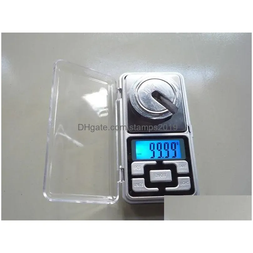 wholesale mini electronic digital scale jewelry weigh scale balance pocket gram lcd display scale with retail box 500g/0.1g 200g/0.01g