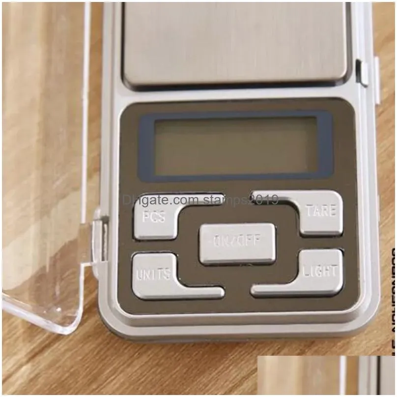 wholesale mini electronic digital scale jewelry weigh scale balance pocket gram lcd display scale with retail box 500g/0.1g 200g/0.01g