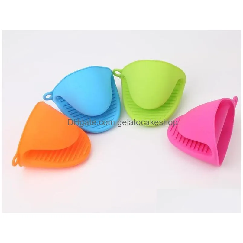 silicone heat proof insulation microwave oven plate dish tray clip clamp holder kitchen cooking microwave oven mitt nonslip gloves