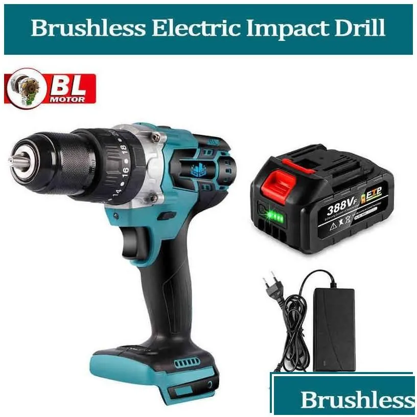 power tool sets brushless electric impact wrench /angle grinder/ hammer/electric blower/reciprocating chain saw series bare tools drop