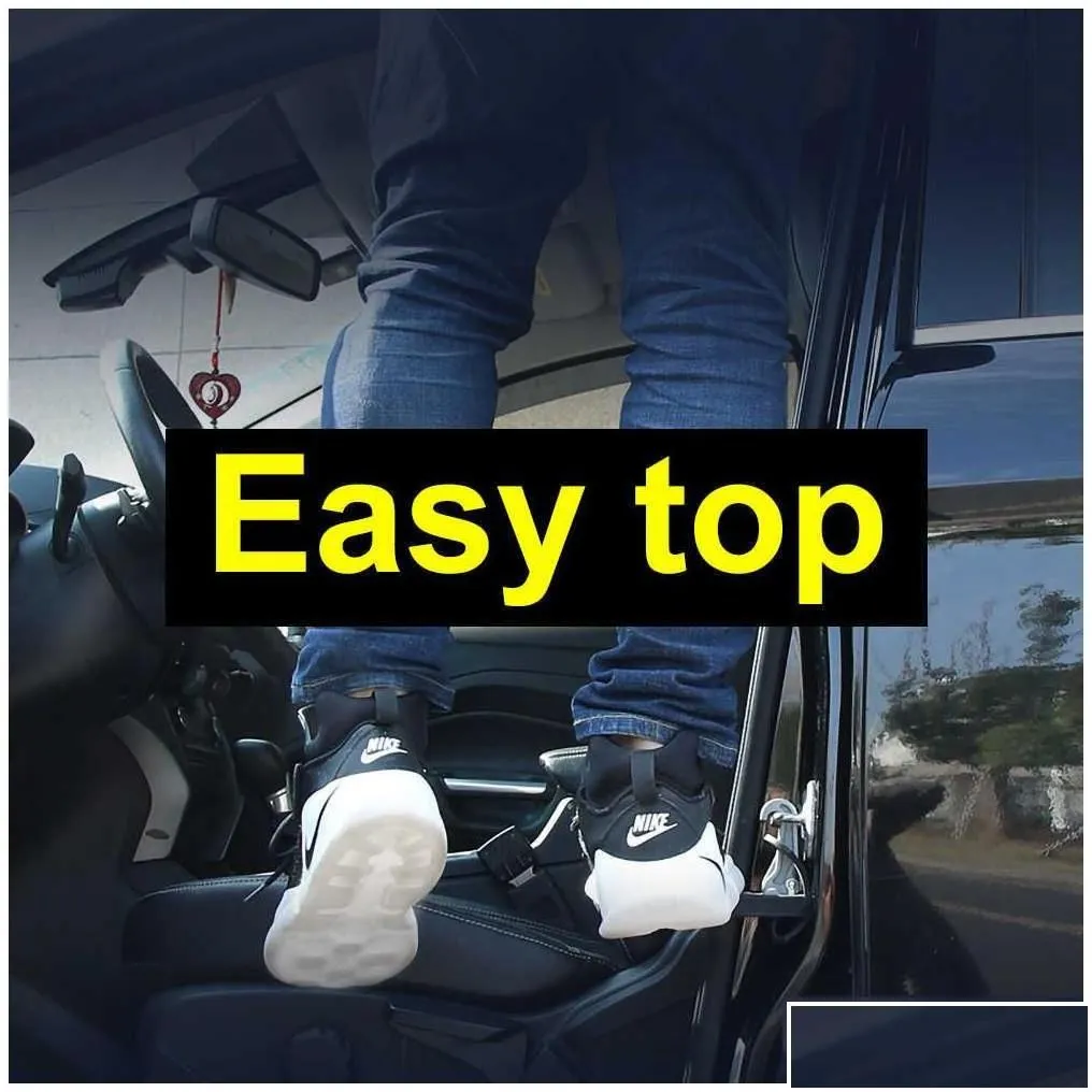 other auto electronics 2021 foldable auxiliary pedal roof car vehicle folding step ladder foot pegs easy access accessorie drop delive