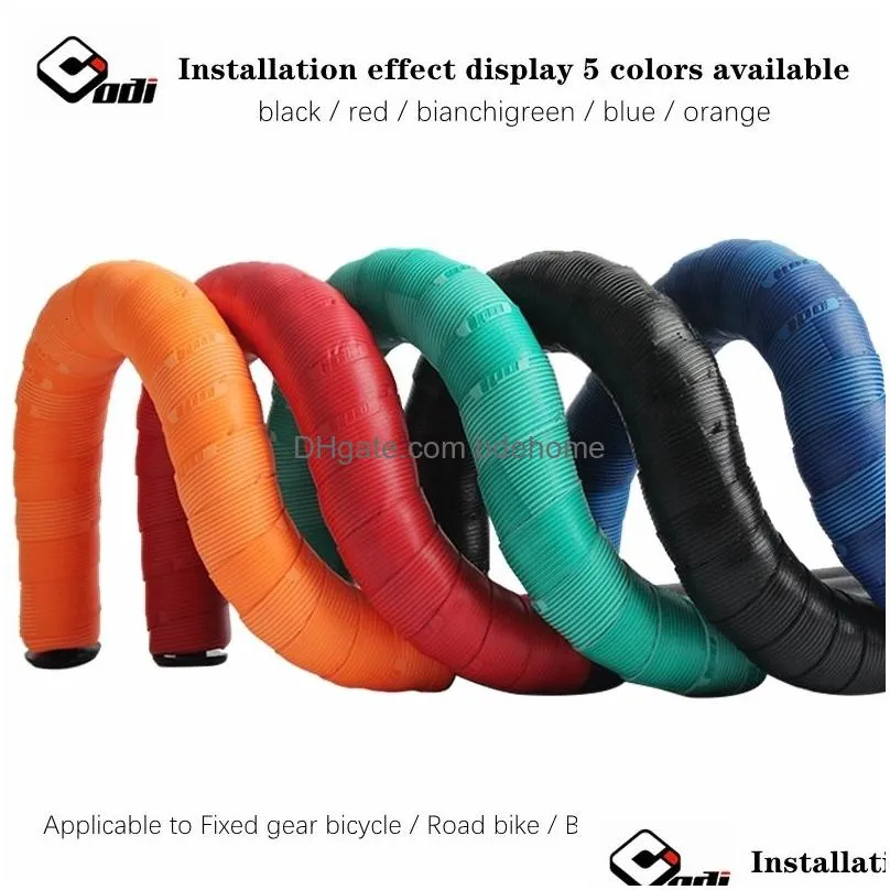 Bike Handlebars &Components Bike Handlebars Components Odi Handlebar Tape Professional Road Wrap Non-Slip Comfortable Cycling Nce Bar Dhrwu