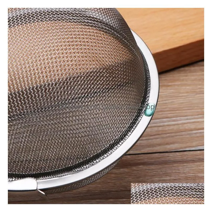 100pcs stainless steel tea pot infuser sphere mesh tea strainer filler ball strainer ball 5cm/7cm/9cm 