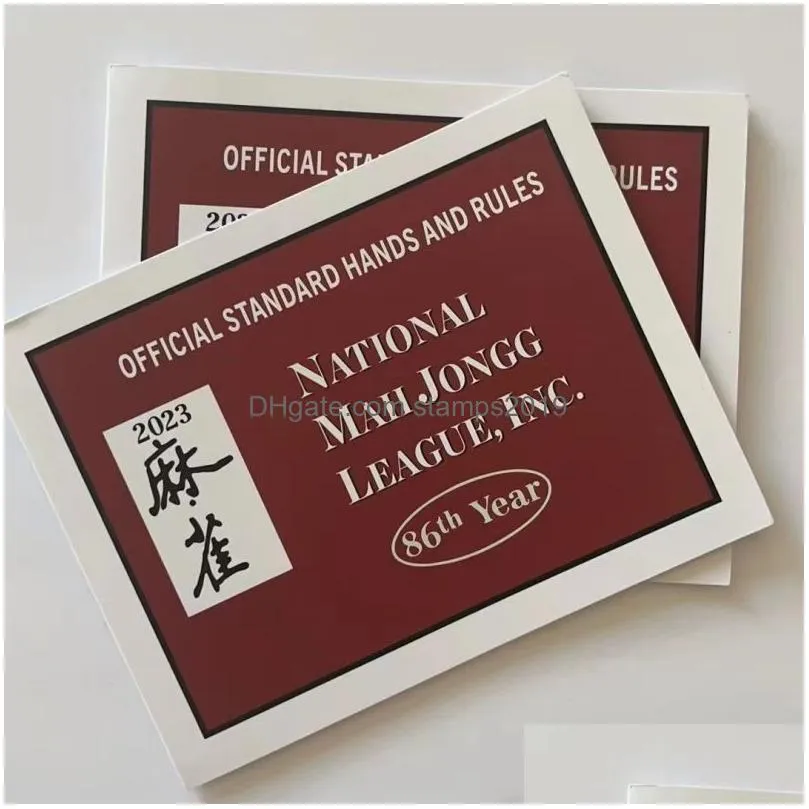 wholesale 2023 mahjong card national mah jong cards mahjongg league card large print mahjong cards hands and rules 2023 mah jongg cards