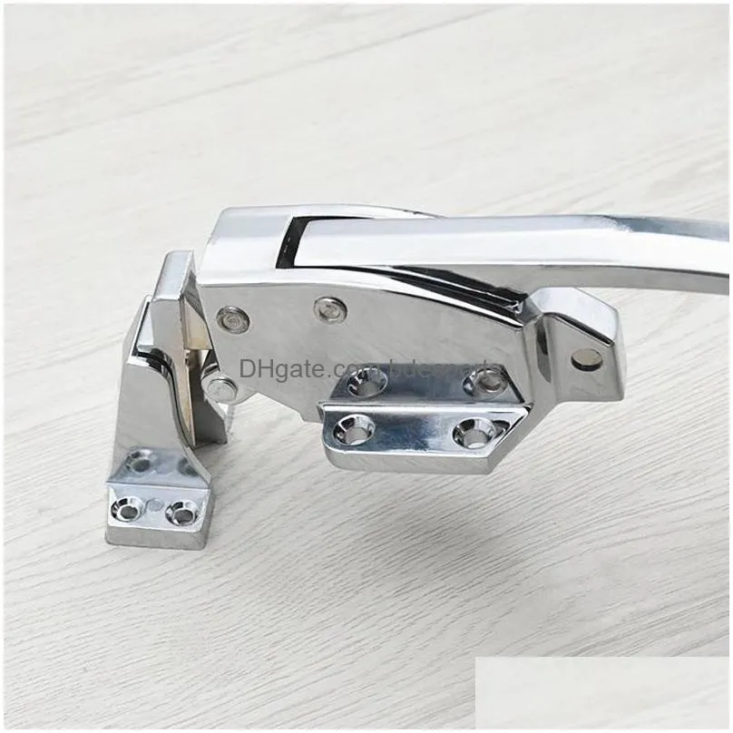 Handles & Pulls Zinc Alloy Zer Handle Oven Door Hinge Cold Store Storage Knob Lock Latch Hardware Pl Part Industrial Drop Delivery Hom Dh7Ca