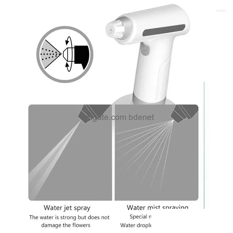 Garden Decorations 2X Matic Electric Pump Sprayer Usb Rechargeable Stream Spray Bottle Portable Yard Lawn - Drop Delivery Dhjco