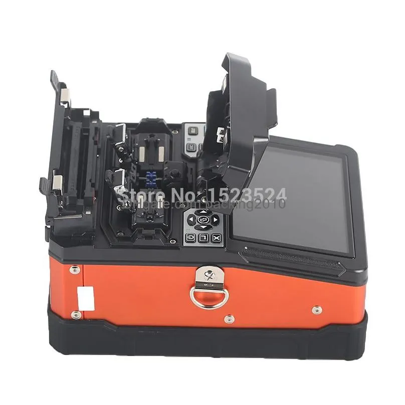 Fiber Optic Equipment A-81S Orange Sm Mm Matic Fusion Splicer Hine Fiber Optic Splicing Drop Delivery Electronics Telecommunications Dh07X