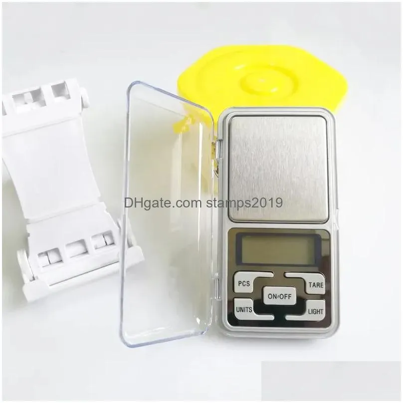 wholesale mini electronic digital scale jewelry weigh scale balance pocket gram lcd display scale with retail box 500g/0.1g 200g/0.01g