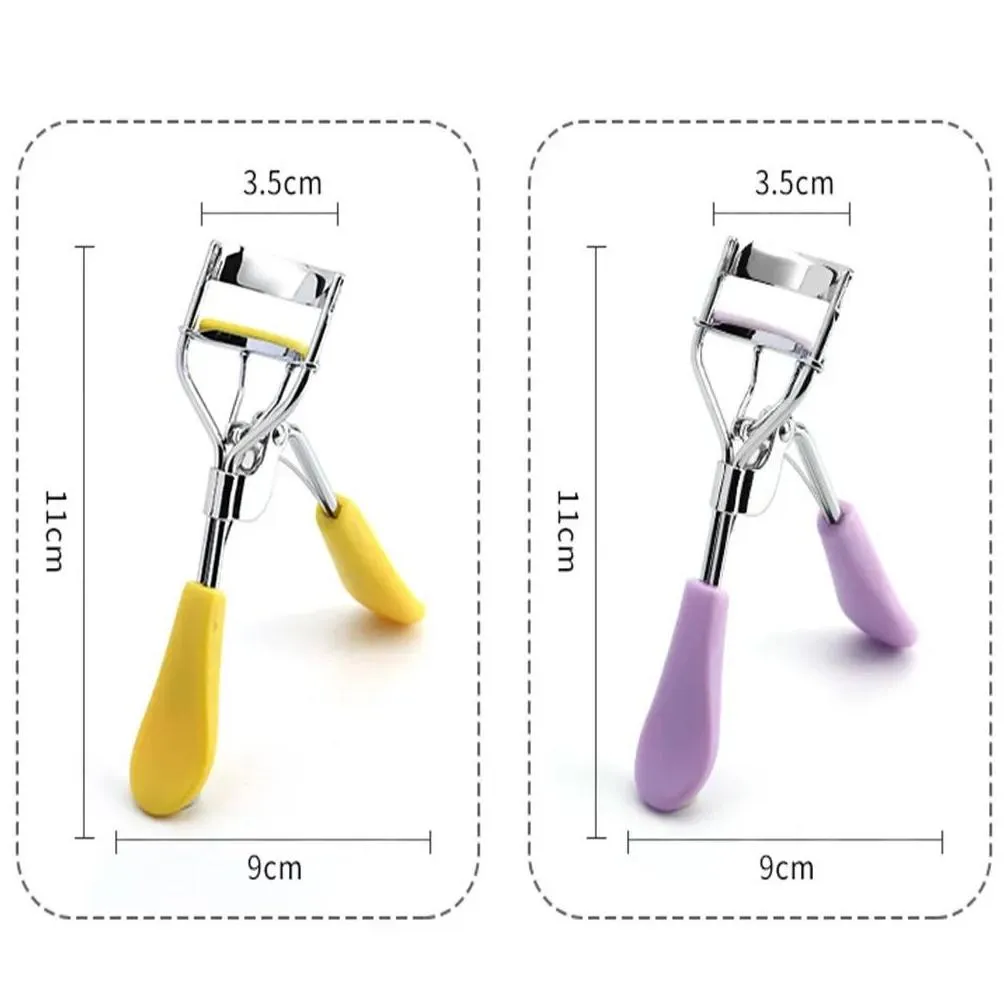 woman comb eyelash curler professional eyelash curler folding false eyelashes auxiliary eyelash curling clip small makeup tools