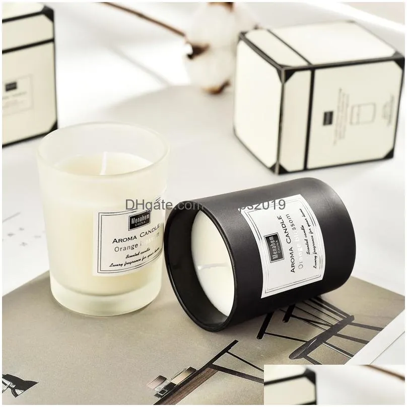 luxury household aroma soy candle gifts handmade smokeless scented candle romantic wedding birthday party home decoration