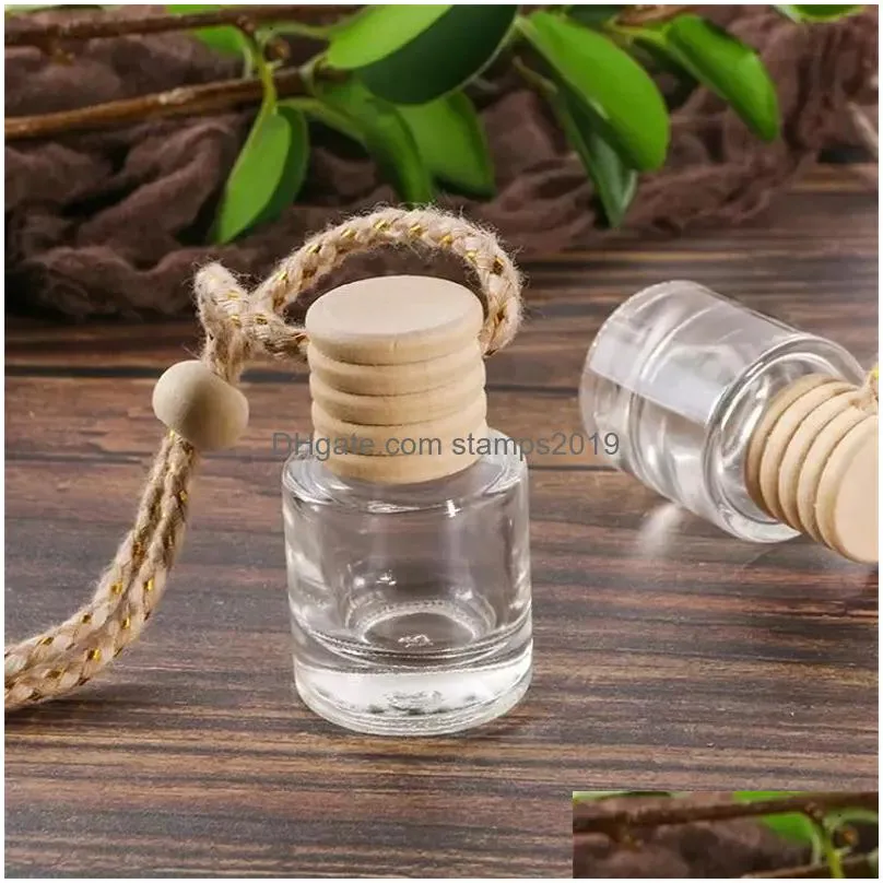 car scent diffuser bottle auto pendant perfume ornament air freshener for essential oils diffuser fragrance empty glass pitcher