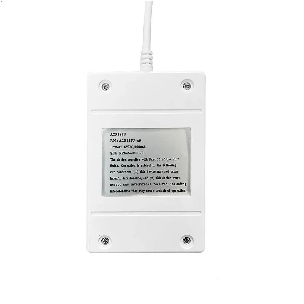 rfid smart card reader contactless writer copier duplicator writable clone nfc acr122u usb s50 1356mhz m1 240123