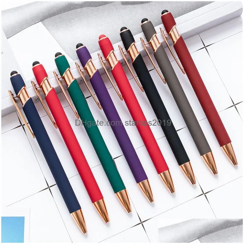 wholesale ballpoint pens touch screen stylus pen for writing stationery office school student gift