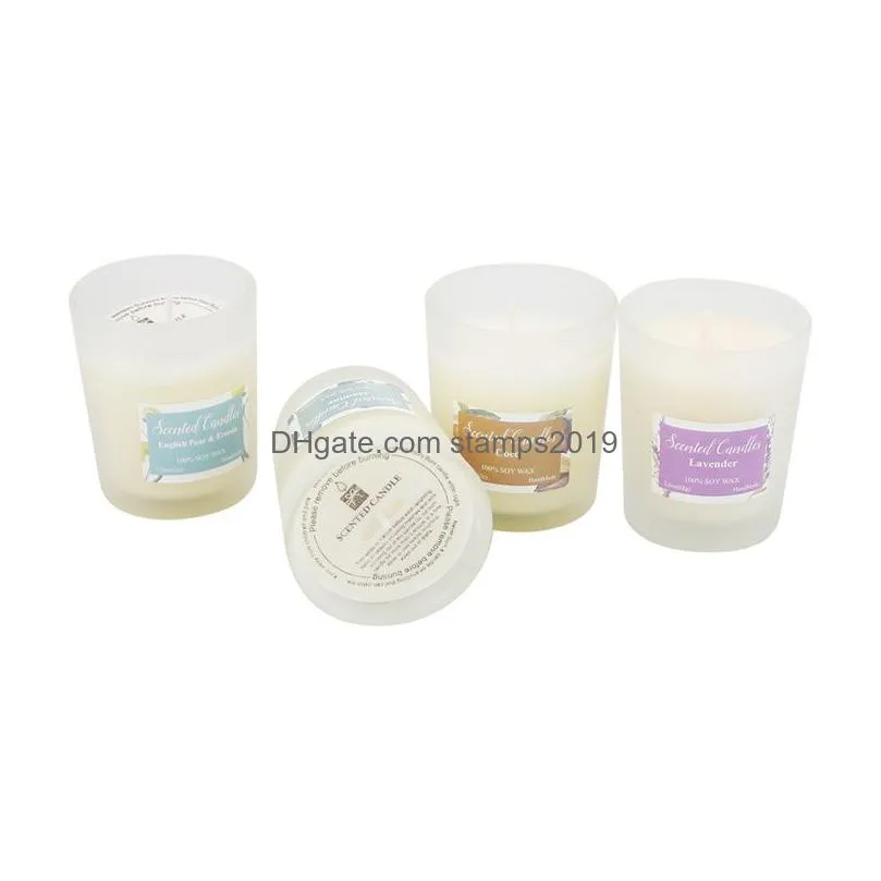 home smokeless handmade scented candles glass natural essential oil soy wax aromatherapy candle romantic proposal fragrant candle