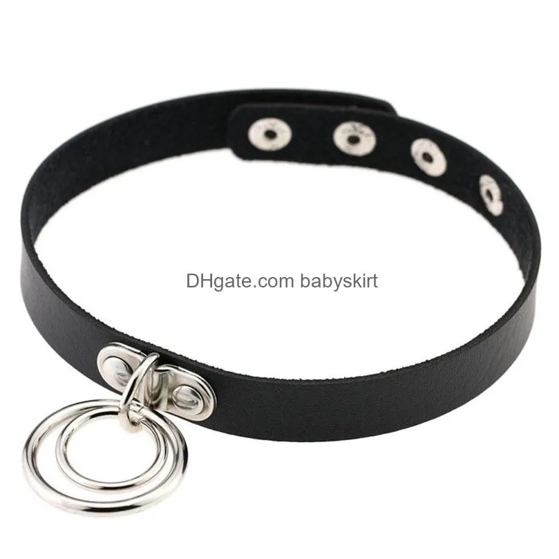 Other Massage Items Morease Punk Style Y Necklace Neck Double Ring Bdsm Toys For Women Bondage Adt Games Brinquedos O Drop Delivery Dhw0G