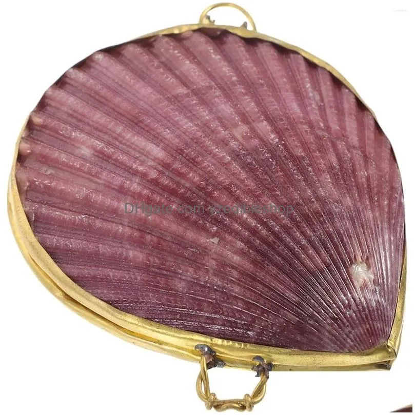decorative plates trinket shell storage box jewelry display holder earring ring necklace case sundries bracelet organizer seashell