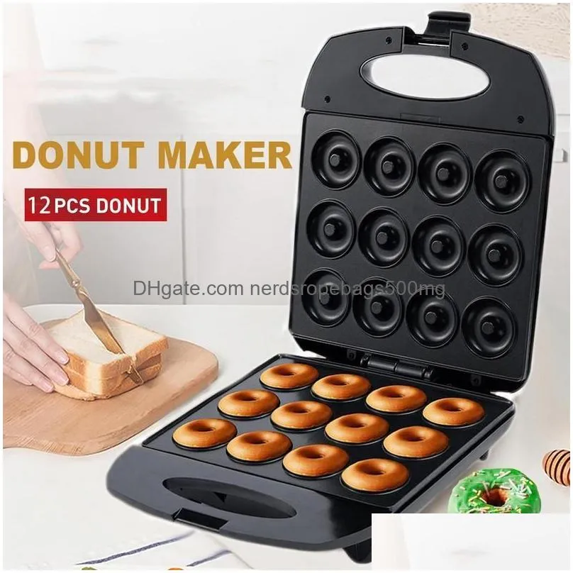 Baking & Pastry Tools Baking Tools Minnut Hine Mtifunction Electric Grill Maker For Desserts Non Stick Portable Bread  Drop De Dh0Sh