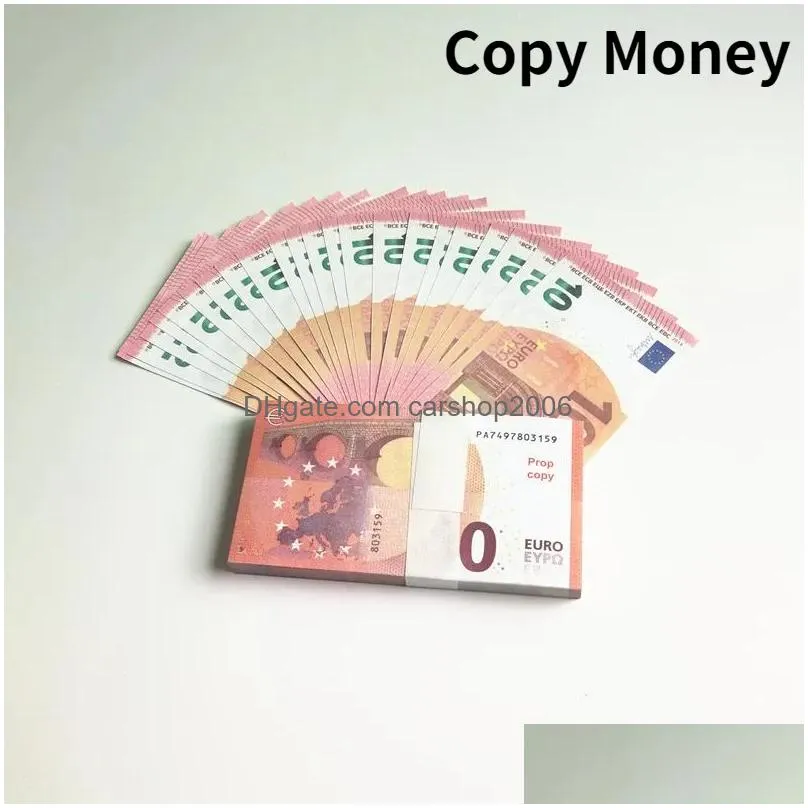 festive party supplies copy money prop euro dollar 10 20 50 100 200 500 party supplies fake movie money billets play collection gifts home decoration game