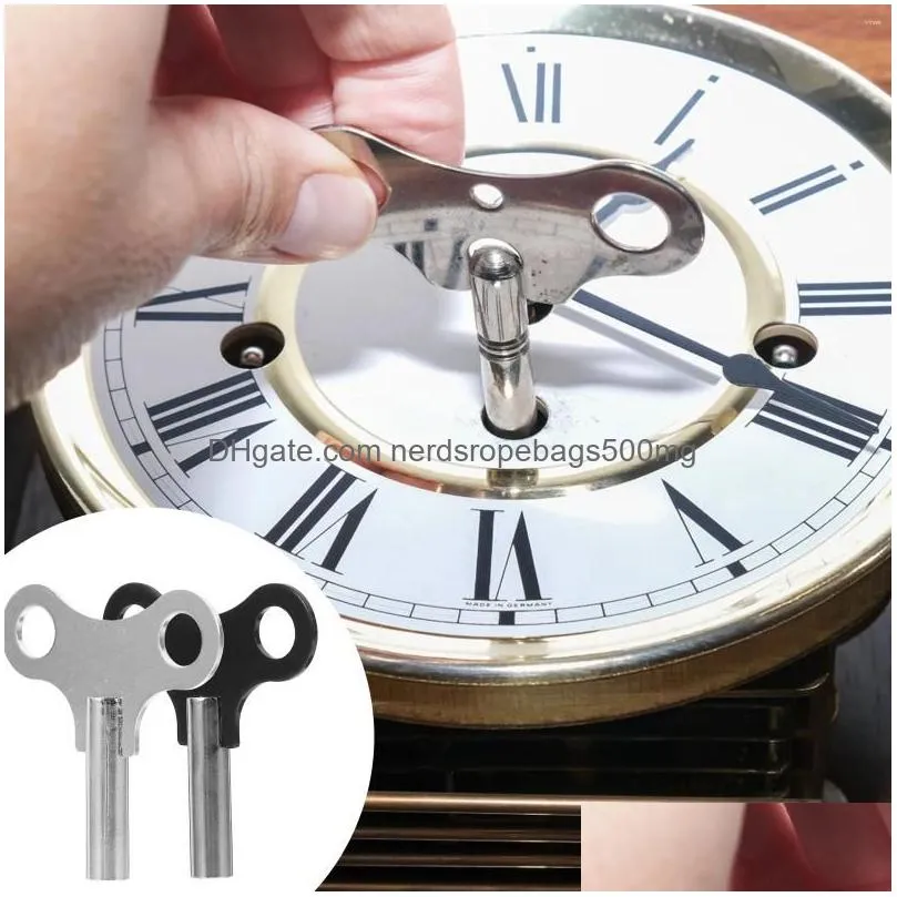 Wall Clocks Clock Key Repairing Windings Grandfather Keys Wear-Resistant Floor Winders Drop Delivery Dhv4V
