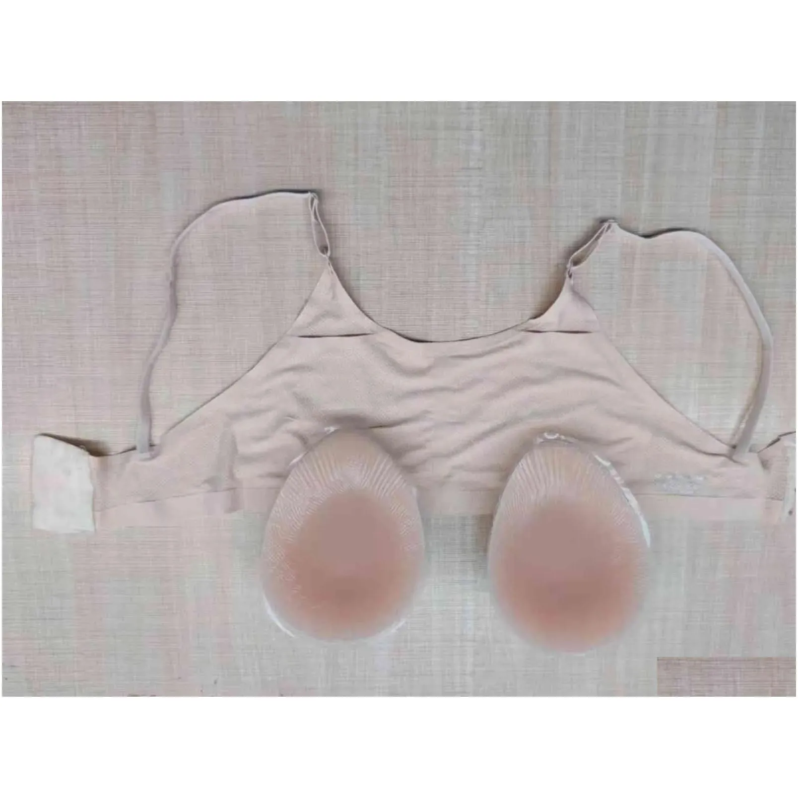 ae cup water drop false breast with underwear set cd cross dressing silicon4944627