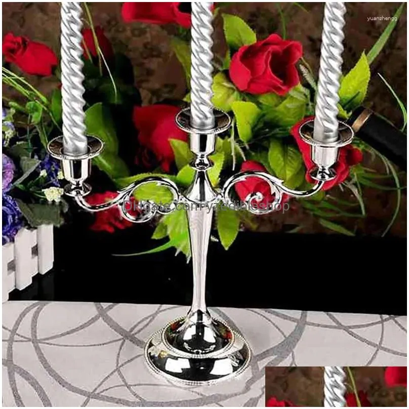 candle holders holder rack metal wedding candlestick decor european stand light for home