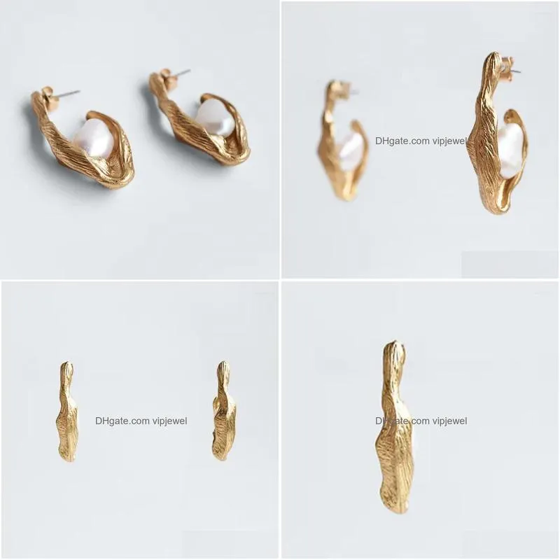 dangle earrings fashion statement 2023 geometric round earring for women peal drop earing modern female jewelry brincos