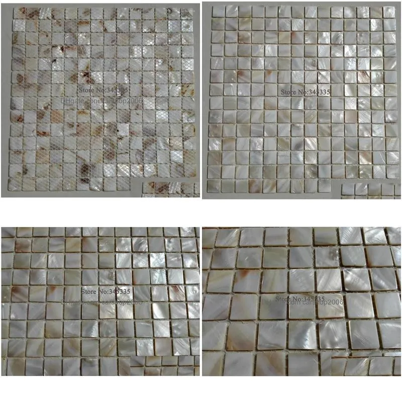 wallpapers 11square feet natural white square shell mosaic tile mother of pearl kitchen backsplash shower background bathroom