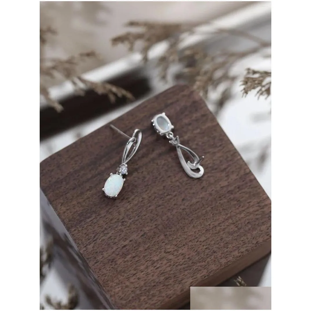 stud earrings 2024 selling product in europe and america minimalist style aubao s925 silver retro for women