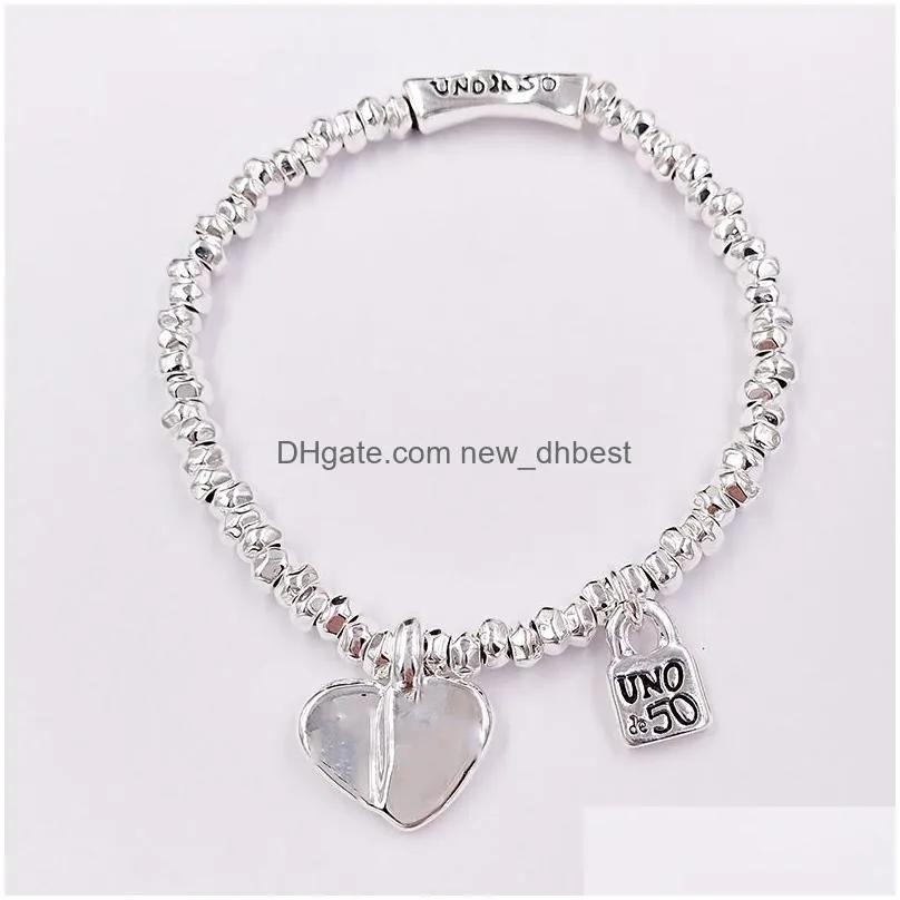 Other Jewelry Sets Diy Charms Evil Eye Jewelry Making Supplies De 50 925 Sterling Sier Bracelet For Women Bangles Ankle Chain Beaded Dhbmr