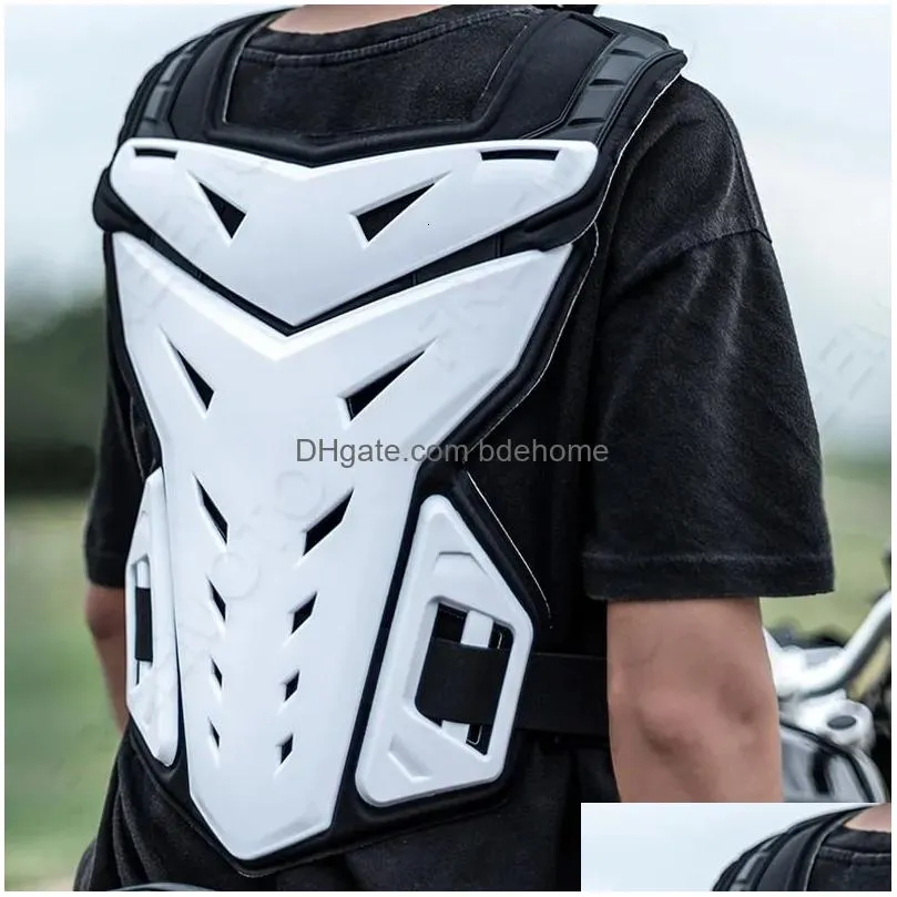 Back Support Saite Motocross Body Armor Motorcycle Jacket Moto Vest Chest Protector Off-Road Dirt Bike Protective Gear Drop Delivery Dht1C