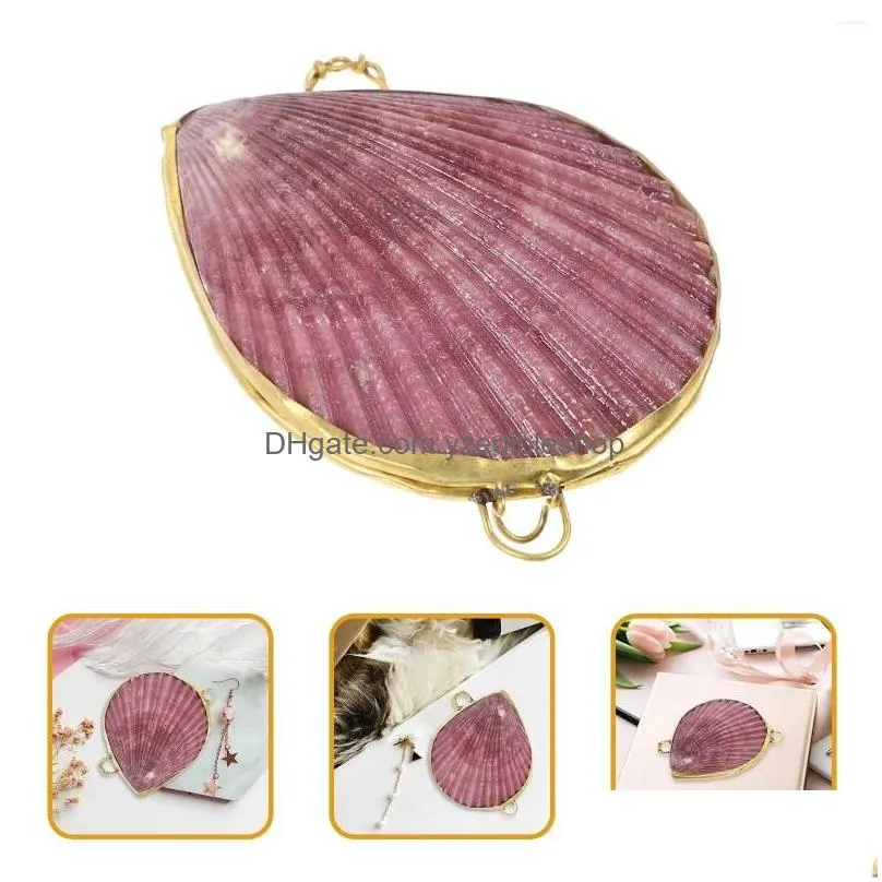 decorative plates trinket shell storage box jewelry display holder earring ring necklace case sundries bracelet organizer seashell