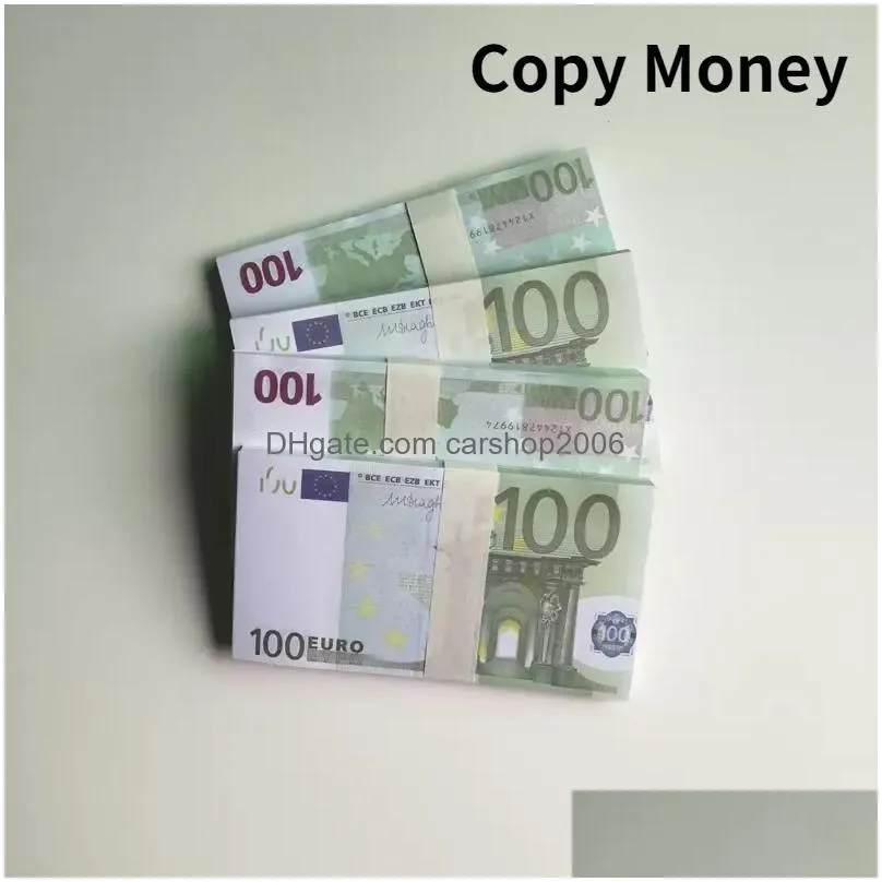 festive party supplies copy money prop euro dollar 10 20 50 100 200 500 party supplies fake movie money billets play collection gifts home decoration game