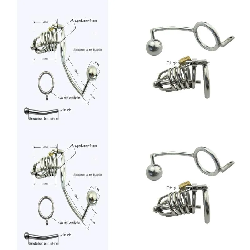 Other Massage Items Mtifunction Male Lock With Anal Hook Penis Ring Belt Cock Toy Adt Game Cpa1599950518 Drop Delivery Dhjpo