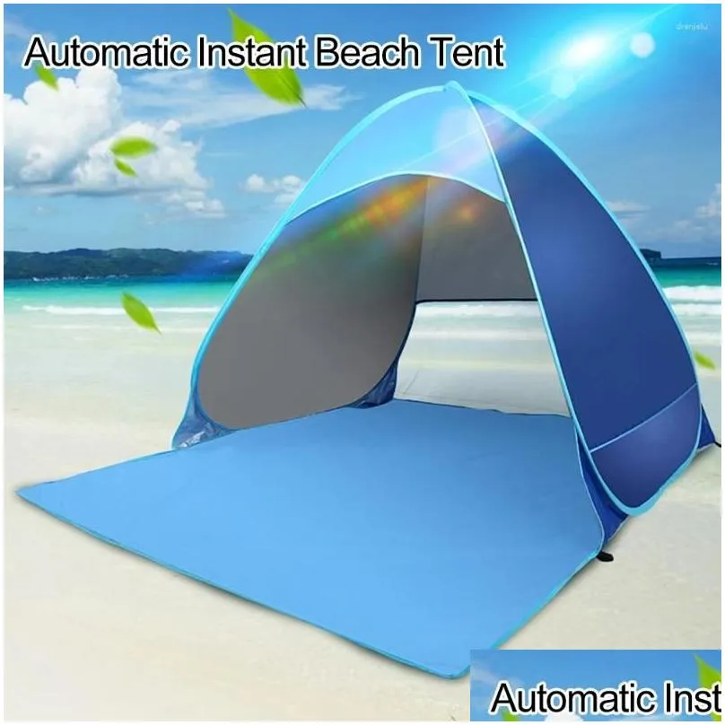 tents and shelters beach tent utomatically popping uv 50 big sand pockets for camping outdoor sports