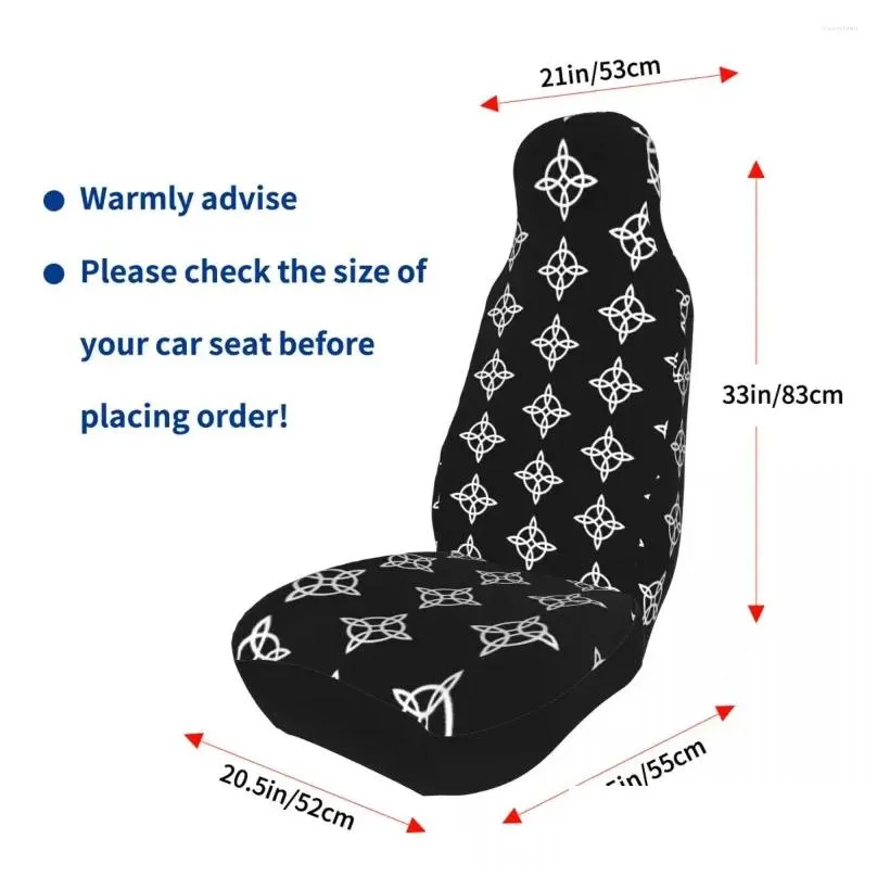 car seat covers witch knot gothic cover custom printing universal front protector accessories cushion set