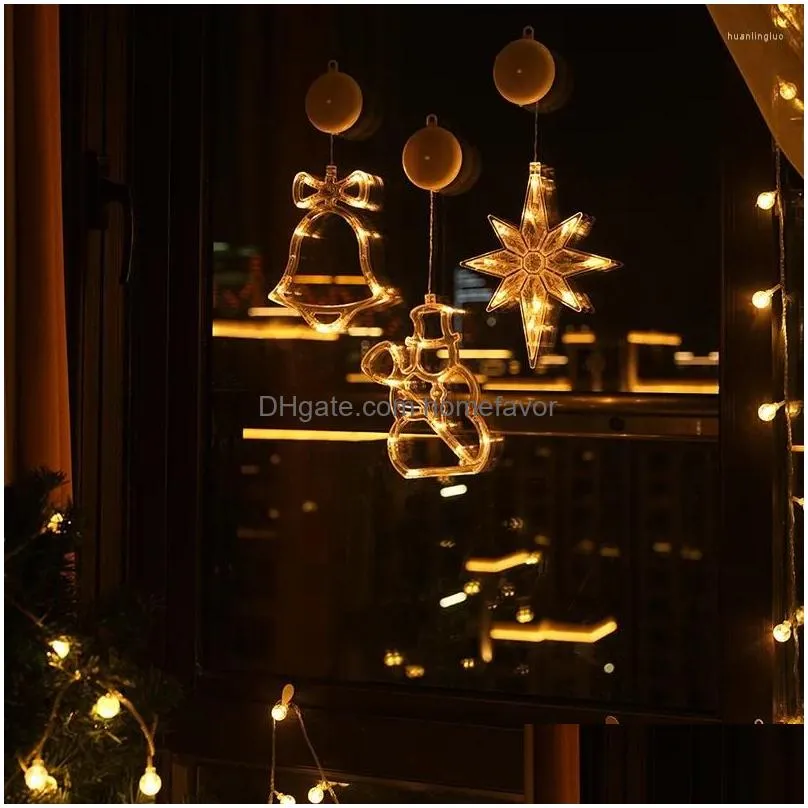 party decoration led christmas string lights window