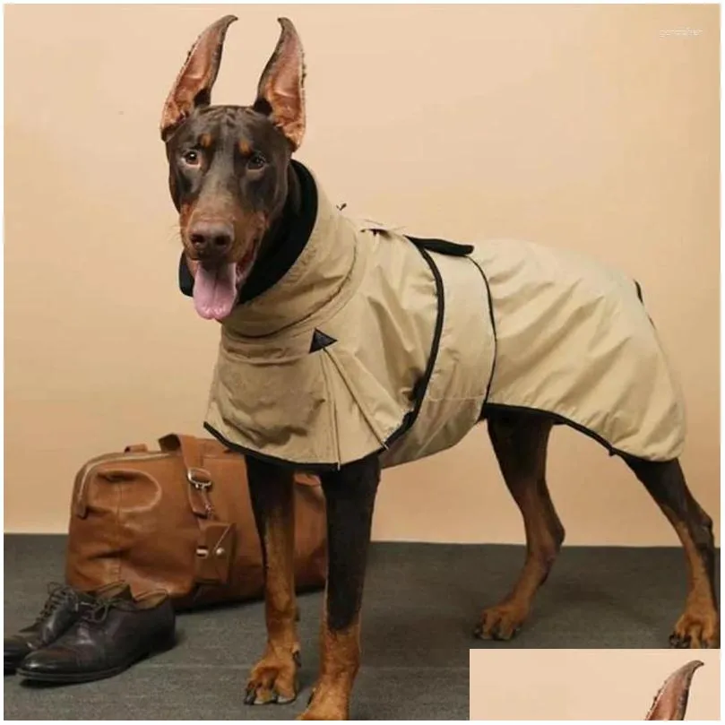 dog apparel autumn winter windproof pet jacket medium large clothes doberman malinois weimar dogs accessories ropa para perros