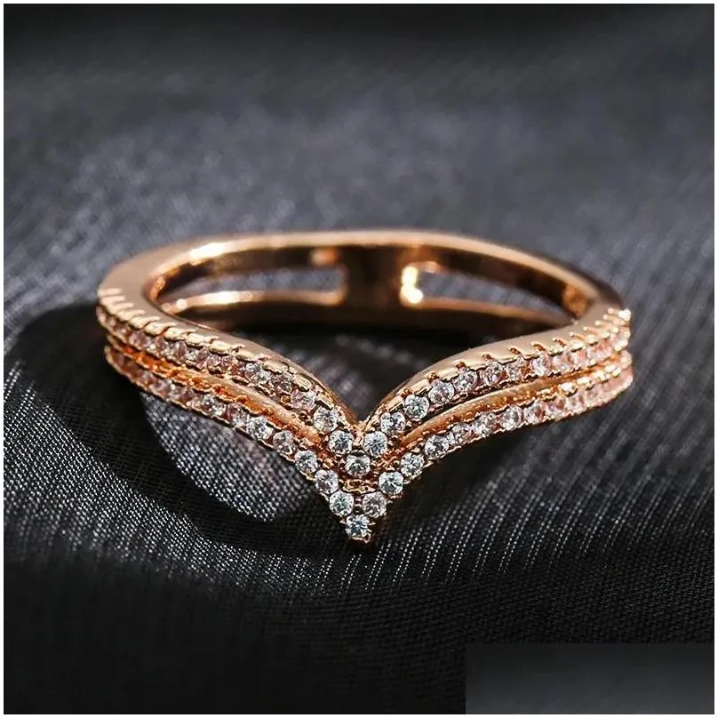 cluster rings womens ring fashion accessories 2024 jewelry anniversary gift elegant zircon 20243552
