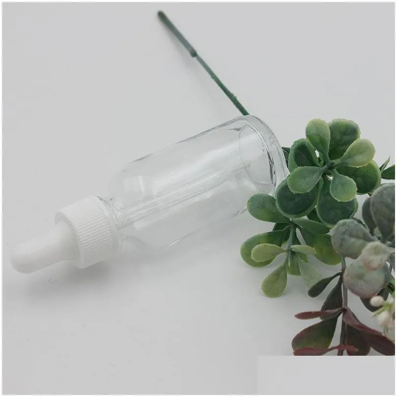 Packing Bottles Wholesale 15Ml 30Ml Amber Glass Dropper Bottles Liquid Reagent Pipette Container Eyedropper Aromatherapy Essential Oil Dho2E