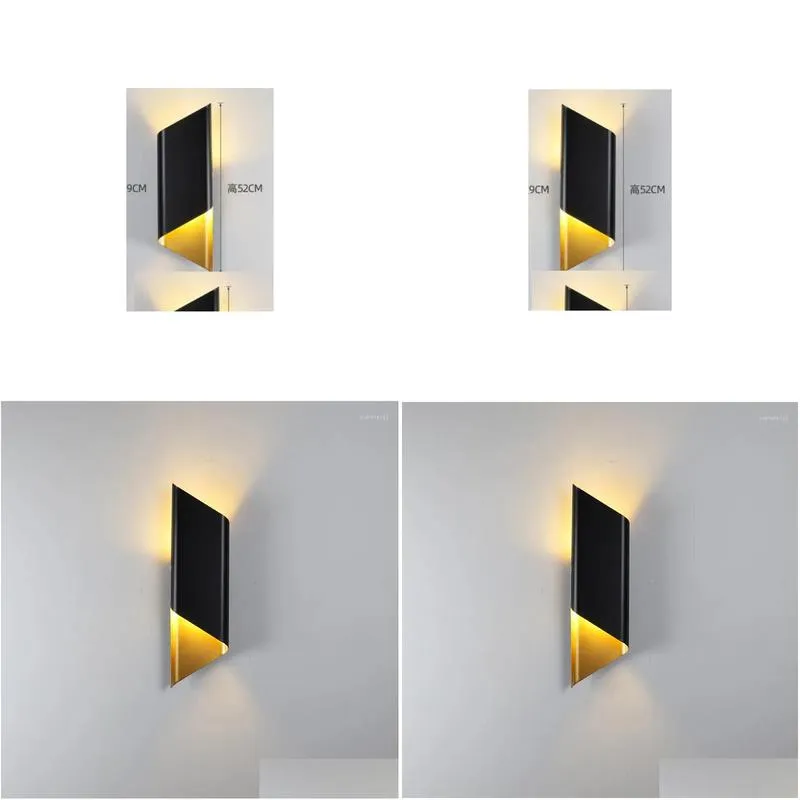 Wall Lamps Vintage Glass Lamp Luminaria Led Mount Light Bed Head Cute Bunk Lights Reading Drop Delivery Dhnoq