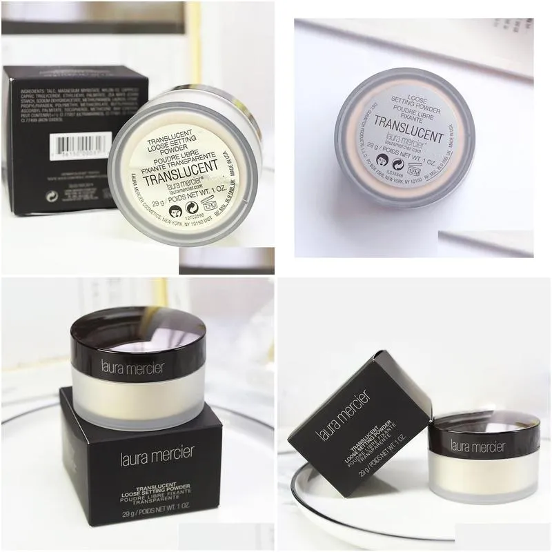 drop package in black box laura mercier foundation loose setting powder fix makeup powder min pore brighten concealer